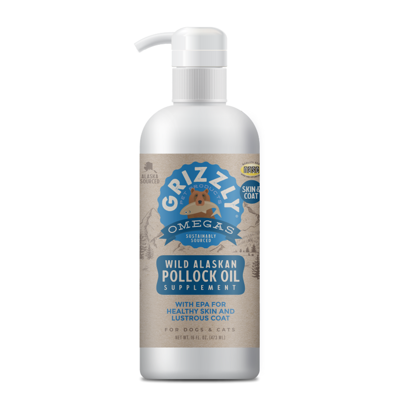 Grizzly Wild Alaskan Pollock Oil Supplement