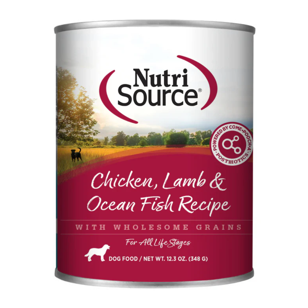 NutriSource Canned Dog Food 12ea/12.3 oz