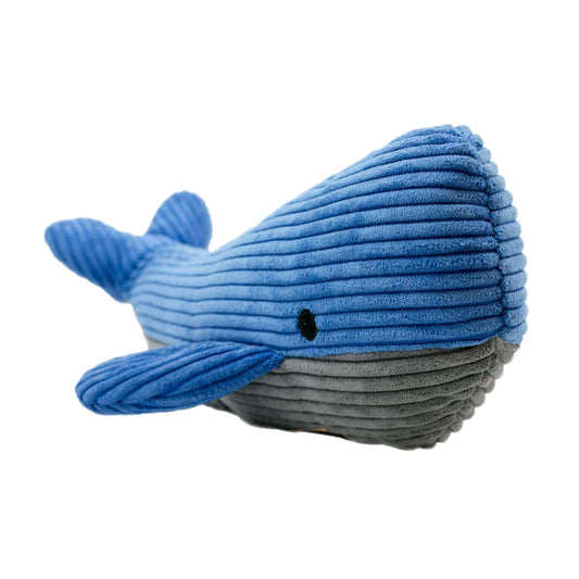 Plush Whale Squeaker Toy - 12"