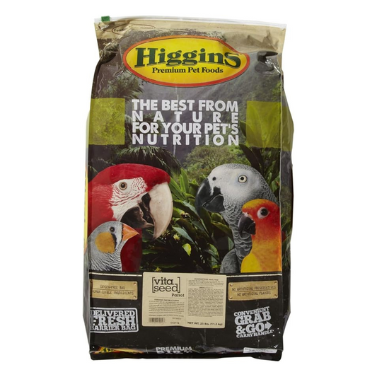 Higgins 466119 Higg Nederlands Vita Seed Parrot Food, 25-Pound