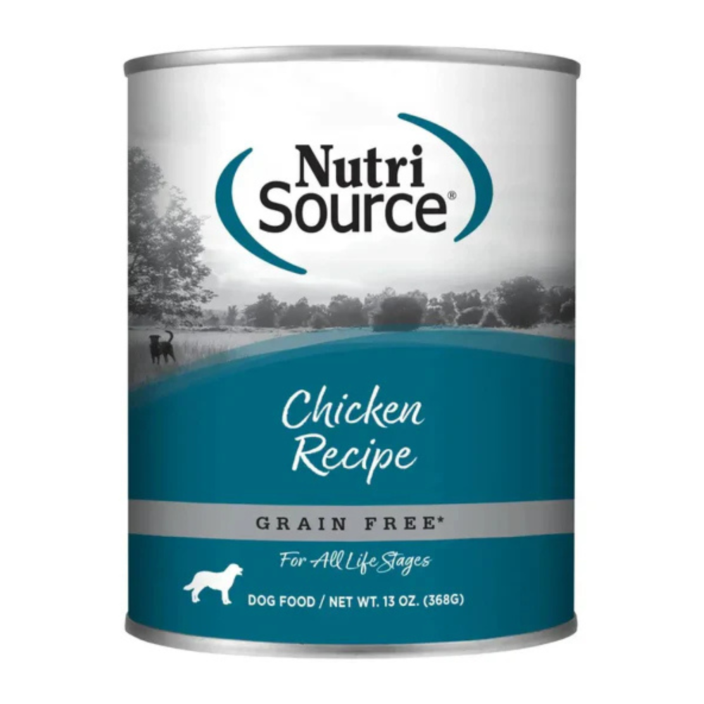 NutriSource Grain Free Canned Dog Food 12ea/13 oz