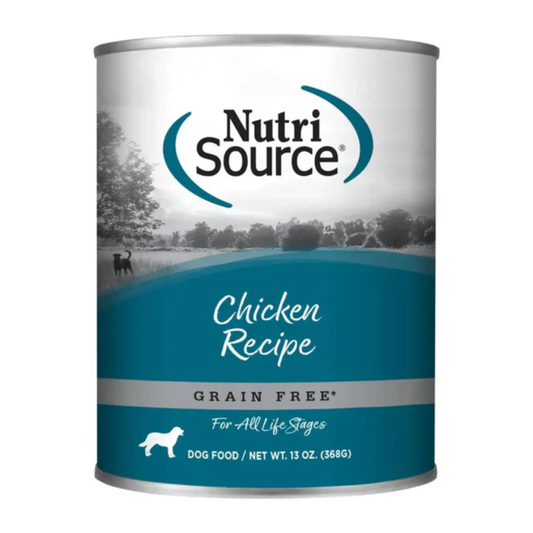 NutriSource Grain Free Canned Dog Food 12ea/13 oz