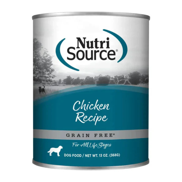 NutriSource Grain Free Canned Dog Food 12ea/13 oz