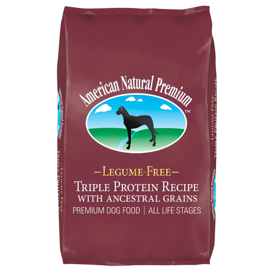 American Natural Premium Legume-Free Triple Protein with Ancestral Grains Dog Food