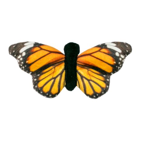 Butterfly with Squeaker Dog Toy 7"