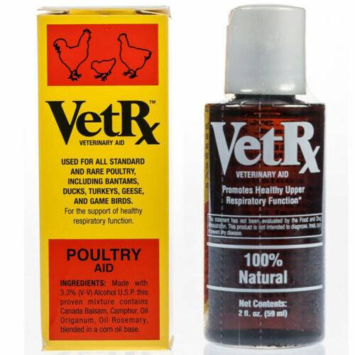 VetRx Poultry Aid - Respiratory Function Support for Poultry 2 Oz